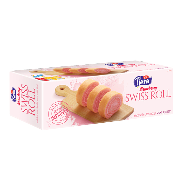 TIARA SWISS ROLL STREWBERRY -200g