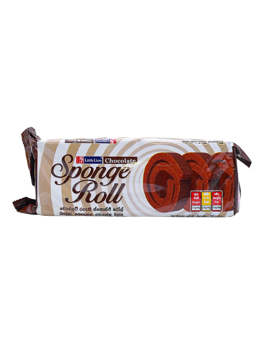 LITTLE LION Sponge Roll Chocolate -200g