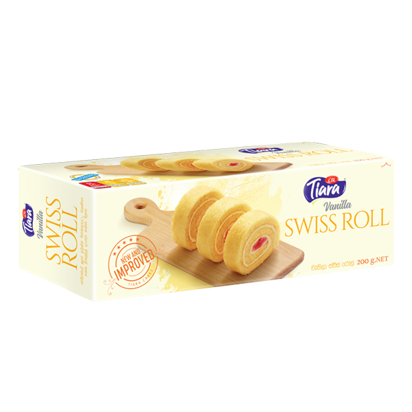TIARA SWISS ROLL VANILA -200g